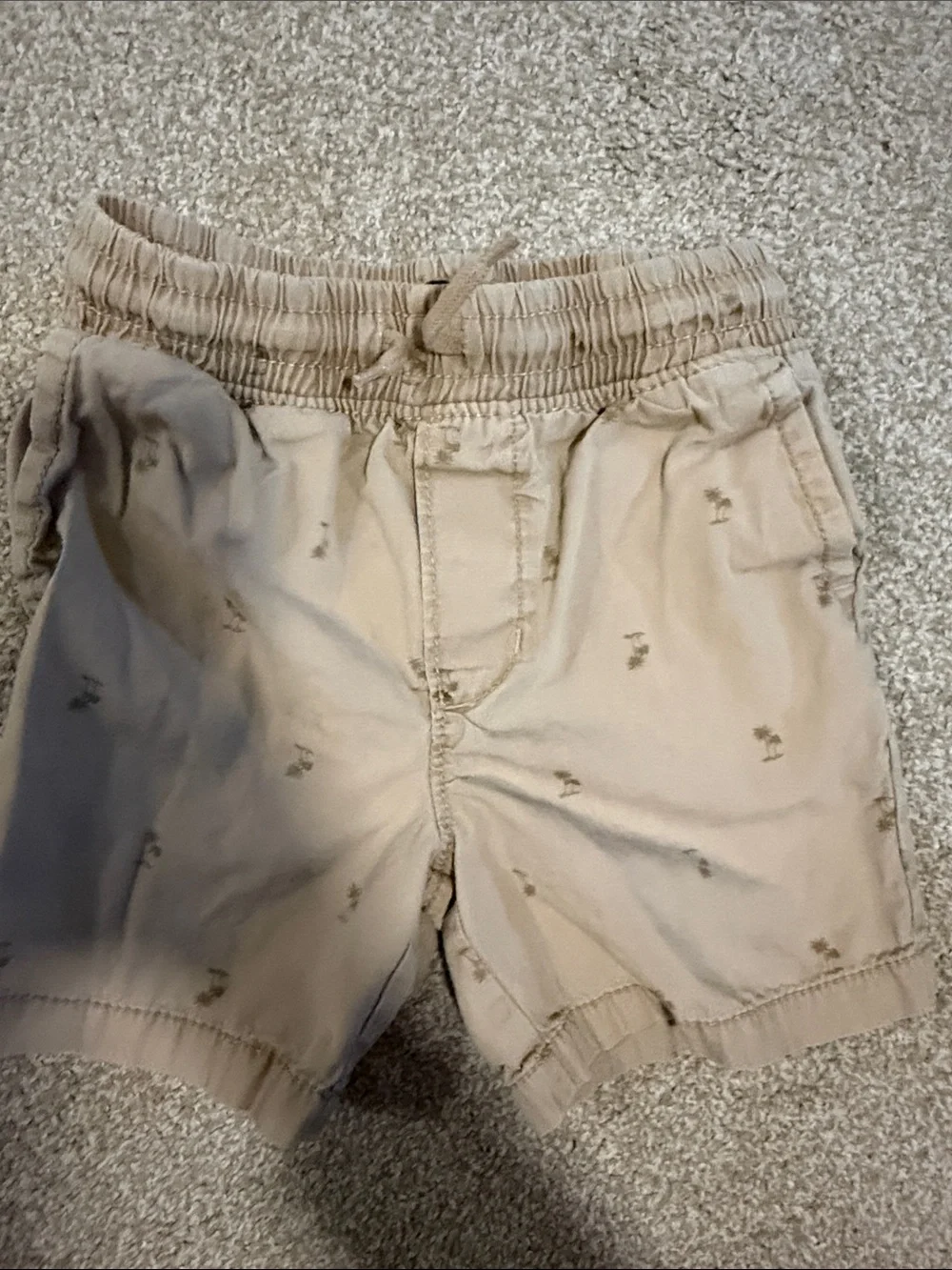 The Children's Place Olive and Khaki Shorts Set
